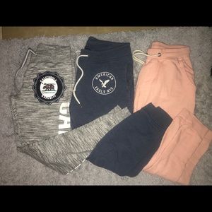 3 joggers all size Small